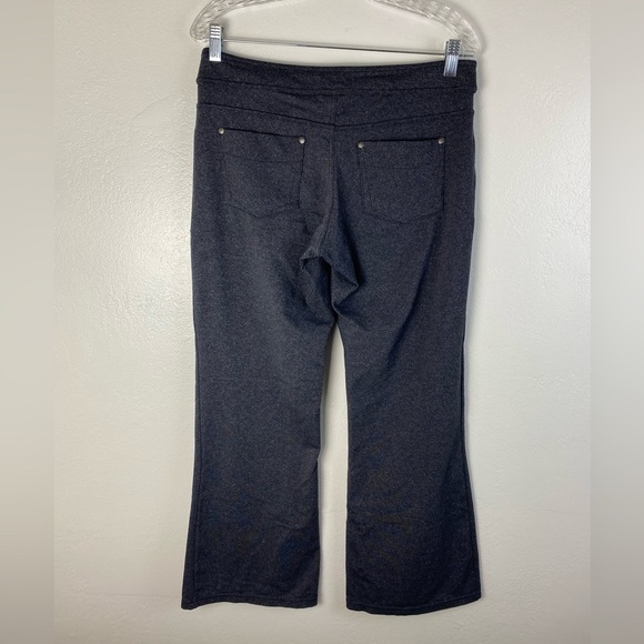 Athleta Gray Wide leg Flare Athleisure Pull on Pants W/ Pockets women’s Medium P - Picture 15 of 15